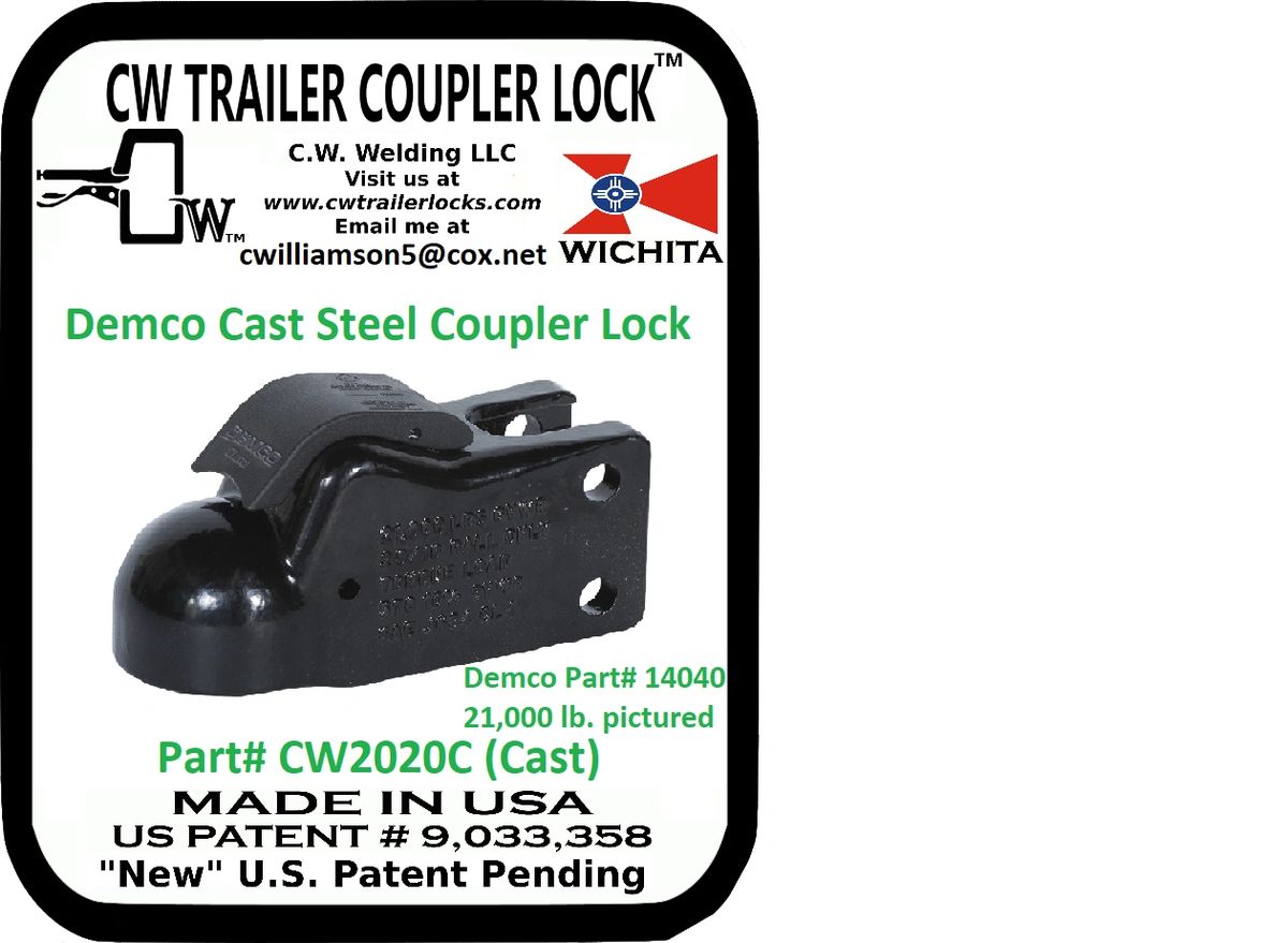 CW2020C "CAST" 2 5/16" Demco easy latch lock